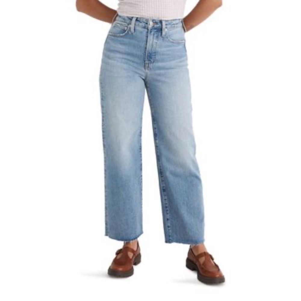 Madewell The Perfect Vintage wide leg crop jean